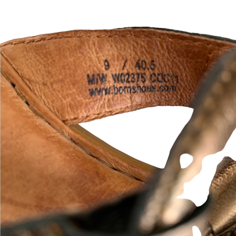 Born, Leather, Thong Flip Flop, Sandals, Copper Brown, W Size 9 very comfortable - Picture 8 of 8